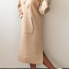 Donna NEO IMAGE | Abito Midi In Cotone, 18662, Beige