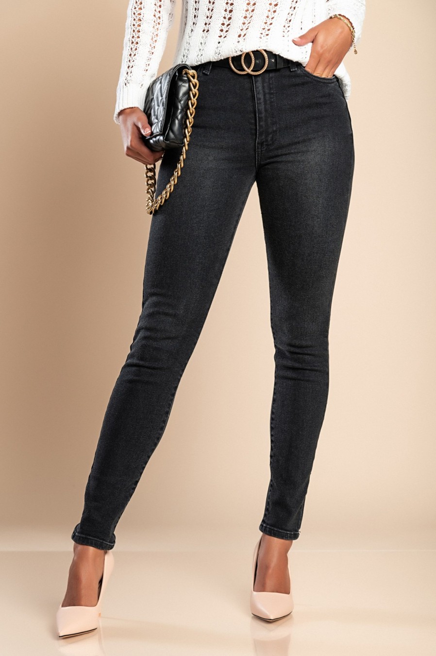 Donna CLASSIC JEANS d.o.o. | Jeans Elasticizzati E Slim Fit, Colore Nero