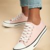 Scarpe E Accessori AMANDA INGROSSO CALZATURE | Sneakers Fashion Realizzate In Tessuto, Rosa Pastello