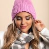 Donna FASHION STYLE SRLS (ANGELA) | Cappello Lavorato A Maglia, Rosa