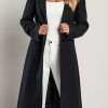 Donna CA.FRA.MA.s.r.l. | Cappotto Lungo Elegante, Nero