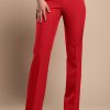 Donna CA.FRA.MA.s.r.l. | Pantalone Lungo Elegante Con Gamba Dritta, Rosso