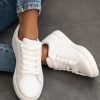 Scarpe E Accessori AMANDA INGROSSO CALZATURE | Sneaker Moda Con Suola Piatta, 88071, Bianco