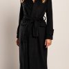 Donna CA.FRA.MA.s.r.l. | Elegante Cappotto Lungo Canossa, Nero