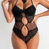 Donna Dear-lover | Tuta Intera Sexy Con Scollo Cambutal, Nera