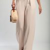 Donna PRONTO MODA ELENE | Pantaloni Lunghi Eleganti Alamos, Beige