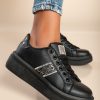 Scarpe E Accessori TULIPANO - T.L.P. SOC COOP. | Sneakers Fashion Con Suola Piatta, V11Yd30061, Nere