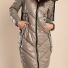 Donna FLY - MYDRESS | Giacca Invernale Lunga Con Cappuccio, Beige