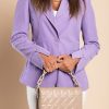 Donna CA.FRA.MA.s.r.l. | Blazer Con Collo Classico, Lilla