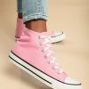 Scarpe E Accessori AMANDA INGROSSO CALZATURE | Sneaker Fashion Alta In Tessuto, Colore Rosa