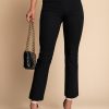 Donna CA.FRA.MA.s.r.l. | Pantalone Lungo Elegante Con Pantalone A Zampa, Nero