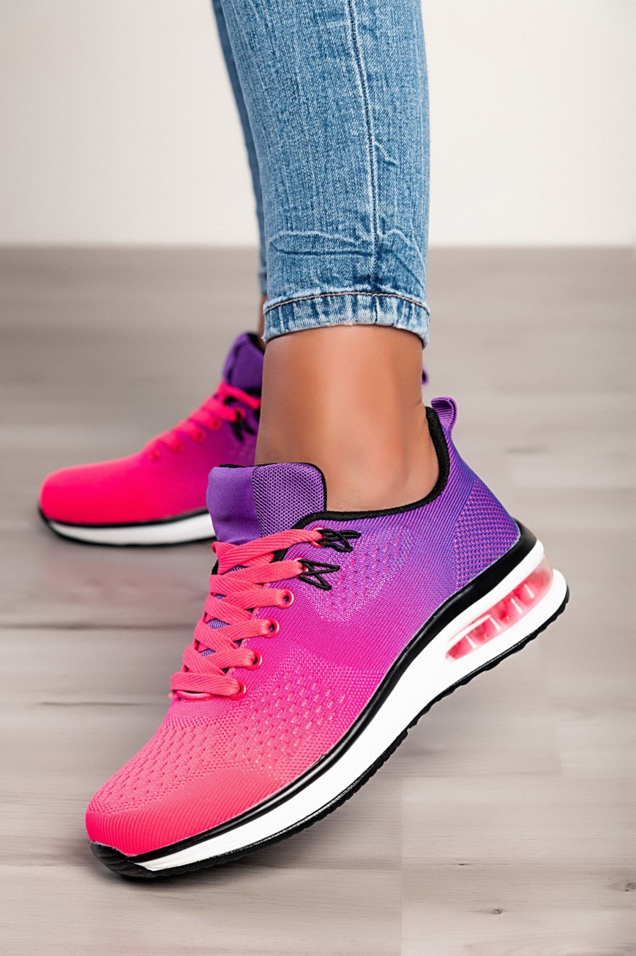 Scarpe E Accessori YAMEISI SRLS | Sneakers In Combinazione Bicolore, Viola