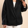 Donna PRONTO MODA ELENE | Cappotto Elegante E Ampio, Nero