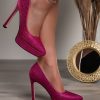 Scarpe E Accessori PATRIZIO ROMA | Scarpe Col Tacco Con Glitter, Fucsia