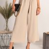 Donna PRONTO MODA ELENE | Pantaloni Lunghi Eleganti Cedona, Beige