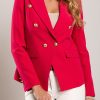 Donna CA.FRA.MA.s.r.l. | Blazer Con Scollo Classico Caorla, Fucsia