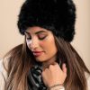 Donna FASHION STYLE SRLS (ANGELA) | Cappello Con Pelliccia Sintetica, Nero