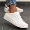 Scarpe E Accessori AMANDA INGROSSO CALZATURE | Sneakers Fashion Con Suola Piatta, 88071, Colore Oro