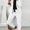 Donna NEO IMAGE | Completo Di Pantaloni E Blazer Elegante Estrena, Bianco