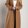 Donna CA.FRA.MA.s.r.l. | Cappotto Lungo Elegante, Color Cammello