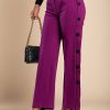 Donna CA.FRA.MA.s.r.l. | Pantalone Elegante Con Bottoni, Fucsia