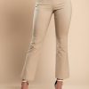 Donna CA.FRA.MA.s.r.l. | Pantalone Lungo Elegante Con Pantalone A Zampa, Beige