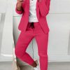 Donna NEO IMAGE | Completo Di Pantaloni E Blazer Elegante Estrena, Fucsia