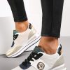 Scarpe E Accessori AMANDA INGROSSO CALZATURE | Sneakers Fashion Con Dettaglio Decorativo, Ff525, Colore Oro