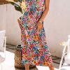 Donna PRONTO MODA ELENE | Maxi Abito Con Stampa Floreale, Multicolor