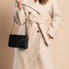 Donna PRONTO MODA ELENE | Cappotto Elegante Con Bottoni, Beige