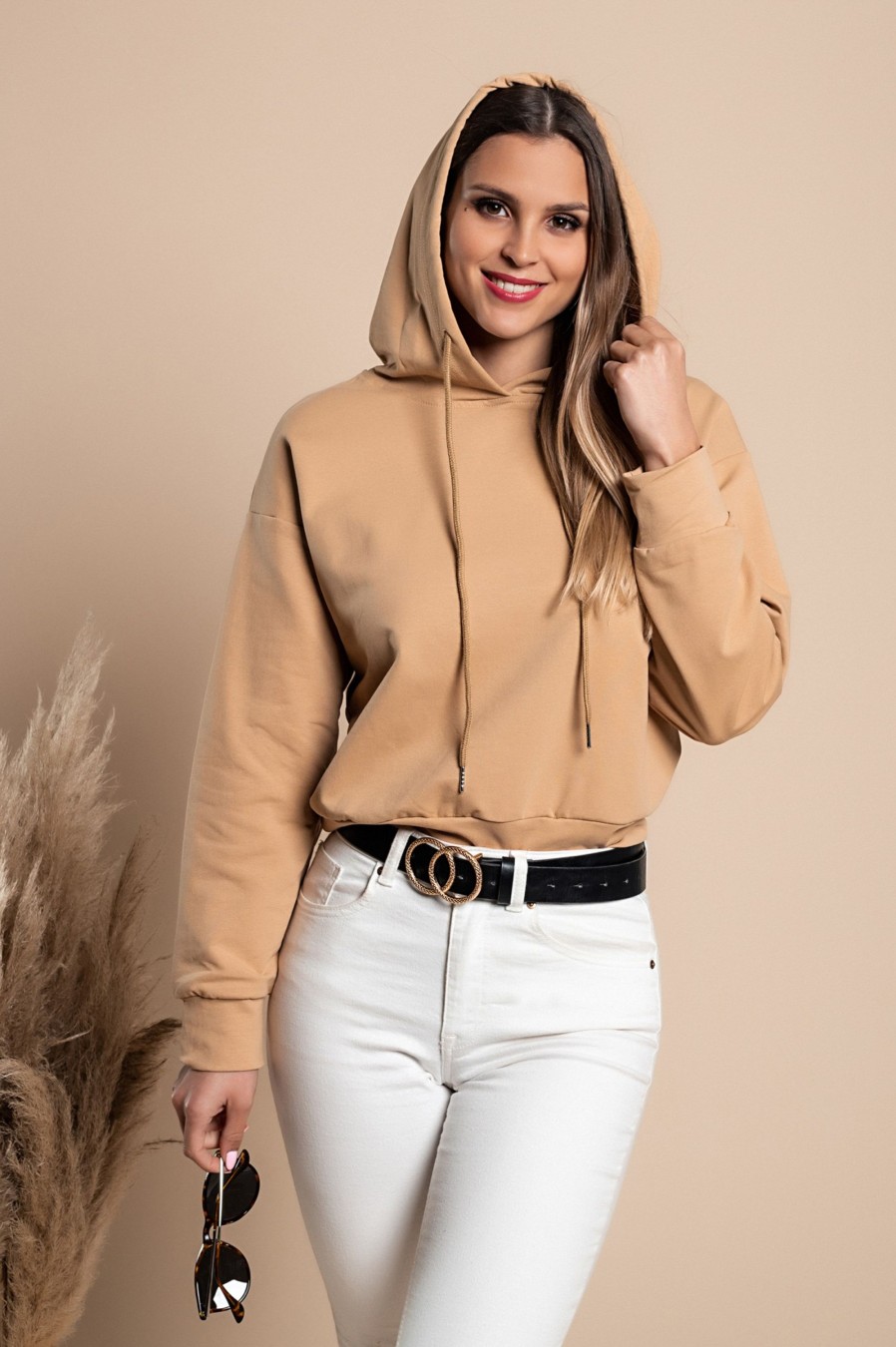 Donna COSMODA | Felpa Con Cappuccio Rionna, Beige