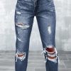 Donna Dear-lover | Jeans Con Dettagli Strappati, Blu