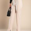 Donna PRONTO MODA ELENE | Pantaloni Lunghi Eleganti Zatacetas, Beige