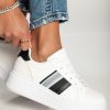 Scarpe E Accessori PATRIZIO ROMA | Sneakers Fashion Con Suola Piatta, Ad752, Bianca E Nera